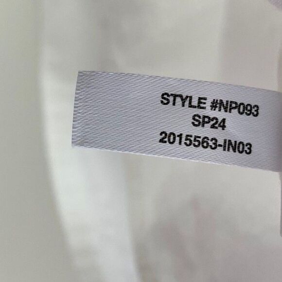 MADEWELL Mini Shift Dress Women Medium White V-Neck Lined Pockets NP093 - Picture 11 of 11